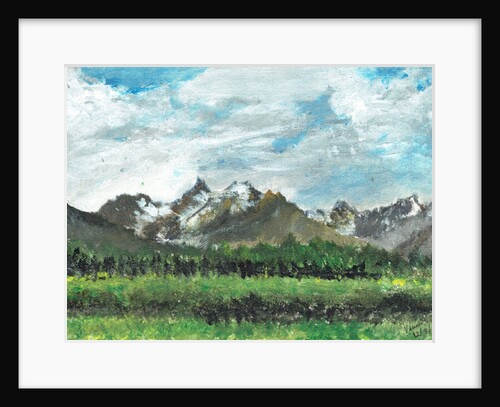 Hotel view at Crans, 2011 by Vincent Alexander Booth