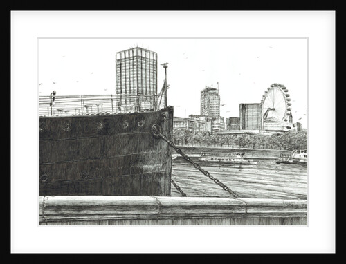 Black Bow on river Thames, 2006 by Vincent Alexander Booth