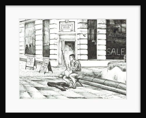 Musician St. Ann's Square, 2016 by Vincent Alexander Booth