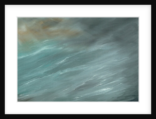 Storm in deep ocean, 2017 by Vincent Alexander Booth