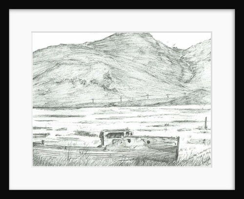 Boat on dry land, Isle of Mull, 2007 by Vincent Alexander Booth