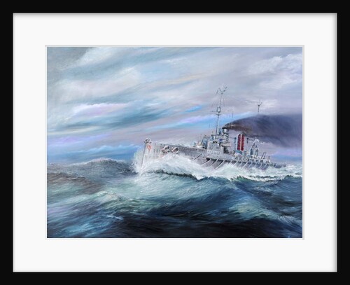 SMS Seydlitz enters Jutland 14:15 pm 31st May 1916, 2018 by Vincent Alexander Booth