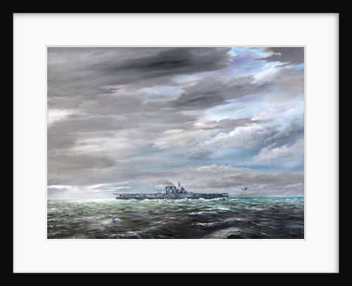 Last B25 leaves USS Hornet 18/04/1942, 2019 by Vincent Alexander Booth