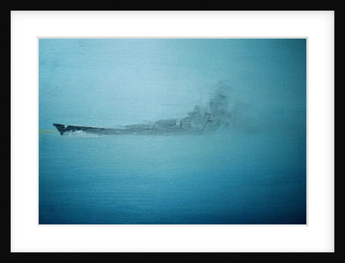 Scharnhorst in morning mist Channel Dash 1942, 2014 by Vincent Alexander Booth