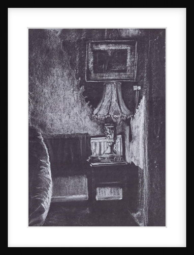 Lamp lit up by candlelight, 1997 by Vincent Alexander Booth