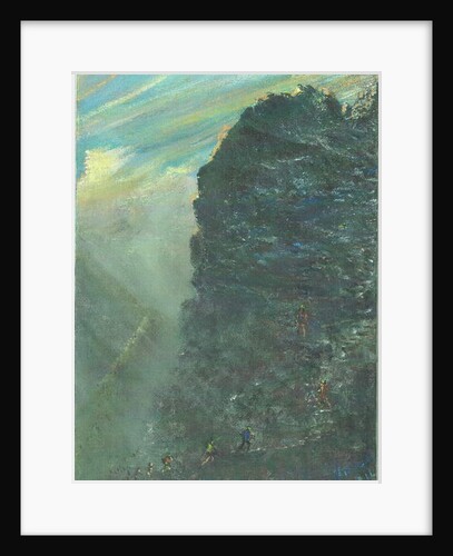 Rocky ascent up mountain, 2011 by Vincent Alexander Booth