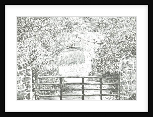 Pathway under archway Isle of Wight, 2012 by Vincent Alexander Booth