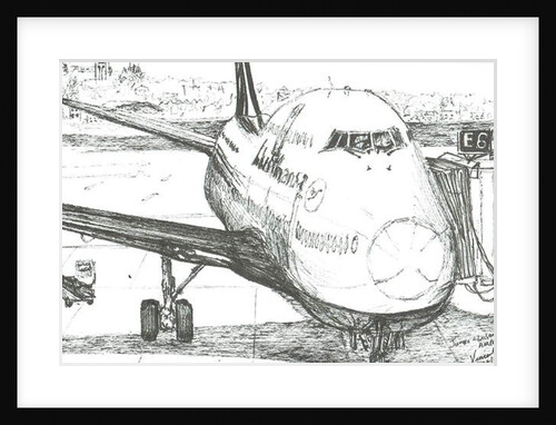 Jumbo Jet at Logan Airport, 2003 by Vincent Alexander Booth