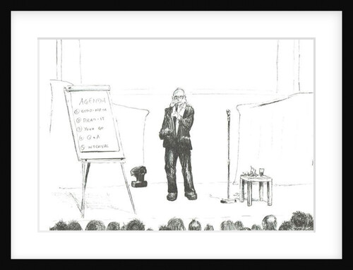 Comedian at Hay on Wye, 2007 by Vincent Alexander Booth