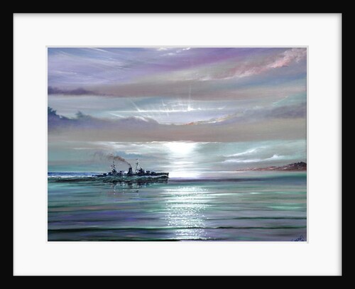 HMS Neptune, Mediterranean December 1941, 2019 by Vincent Alexander Booth