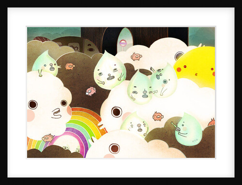 The good old British weather, 2014 digital by Yoyo Zhao