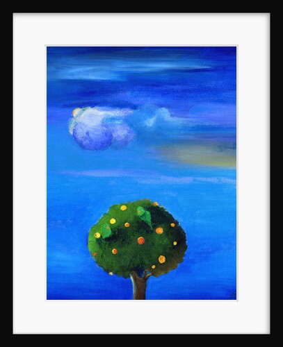 Silver Lining over the Orange Tree by Nancy Moniz Charalambous