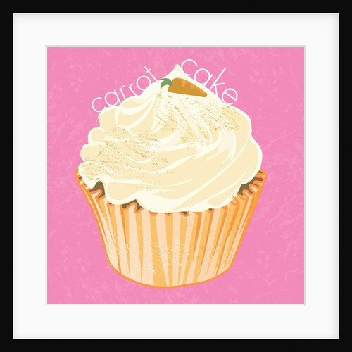 Carrot cake Cupcake, 2019 by Nancy Moniz Charalambous