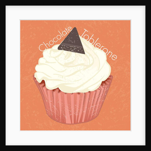 Chocoate Toblerone Cup Cake, 2019, digital art by Nancy Moniz Charalambous