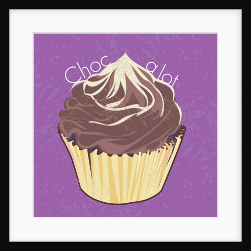 Choc A Lot Cup Cake, 2019, digital art by Nancy Moniz Charalambous