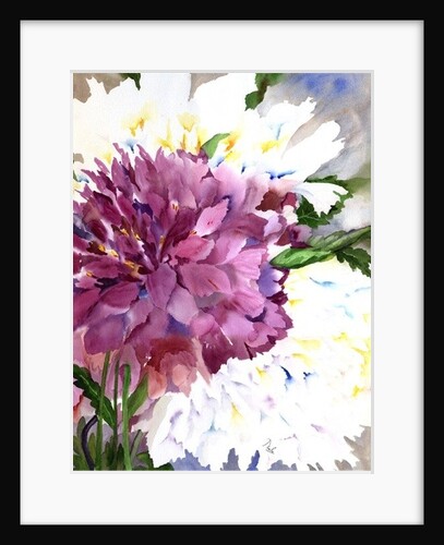 Red Peony by Neela Pushparaj