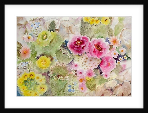 Blooming Cacti by Neela Pushparaj