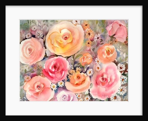 roes and daisies by Neela Pushparaj
