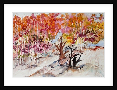 autumn tree tops, 1996 by Neela Pushparaj