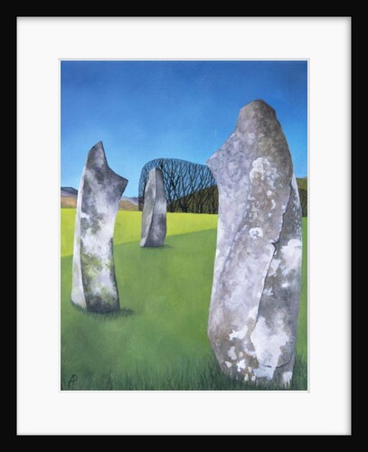 Kilmartin Stones 2, 2018 by Ann Brain