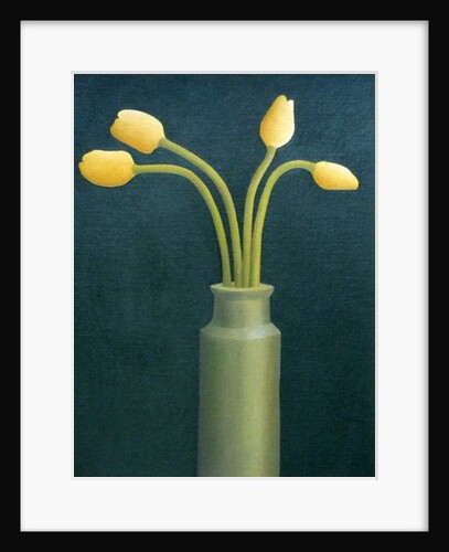 Four Yellow Tulips, 1982 by Ann Brain