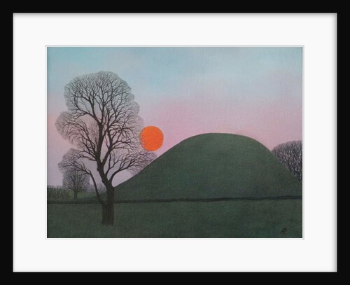 An evening Walk at Brinklow, 2006 by Ann Brain