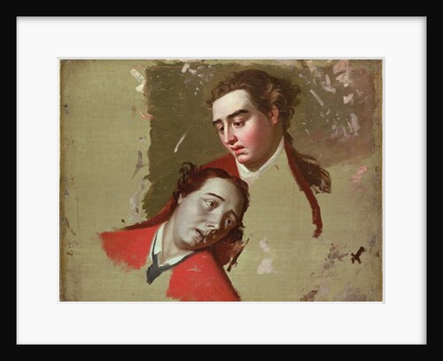 Study for the Death of General Wolfe at Quebec, 1762-63 by George Romney