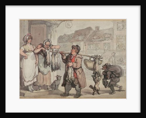 The Rabbit Merchant by Thomas Rowlandson