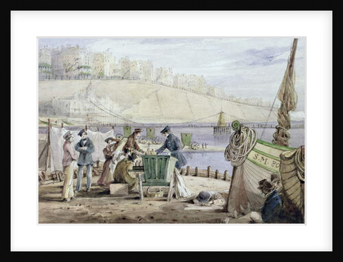 Brighton Beach, Sussex, 1844 by John Harden