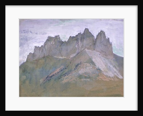 Rochers de Lanfon, Lake Annecy, c.1860 by John Ruskin