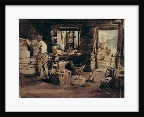 Interior of the Smithy, Ambleside by John Harden