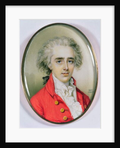 Miniature portrait of a man, 1787 by Diana Dietz