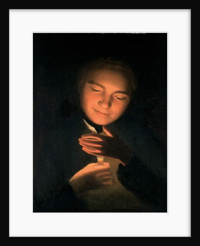 The artist's brother James, holding a candle, 1761 by George Romney
