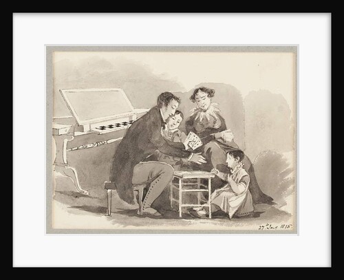 A game of cards, 1815 by John Harden