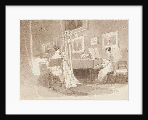 Harpist by John Harden
