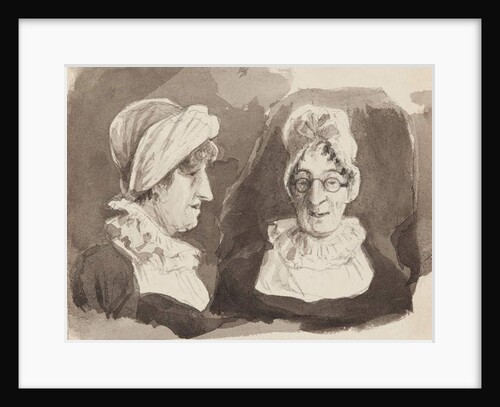 Two views of Mrs H by John Harden