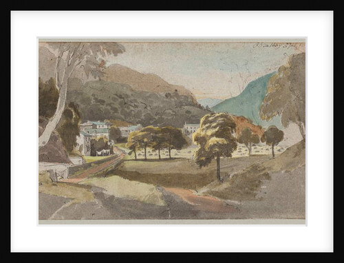 Fields outside Brathay, 1812 by John Harden