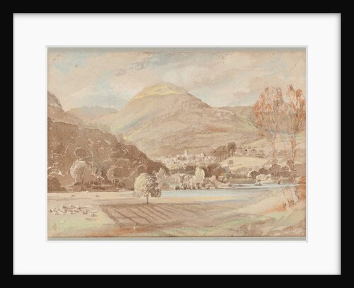 Fields outside Brathay, 1812 by John Harden