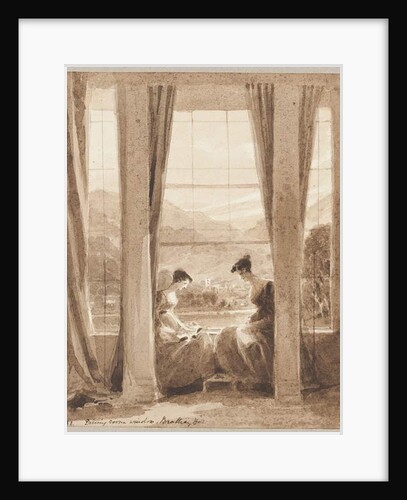 Drawing Room Windows, Brathay Hall, 1831 by John Harden
