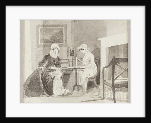 Mrs H, Jessie & the young Sophia, 1807 by John Harden