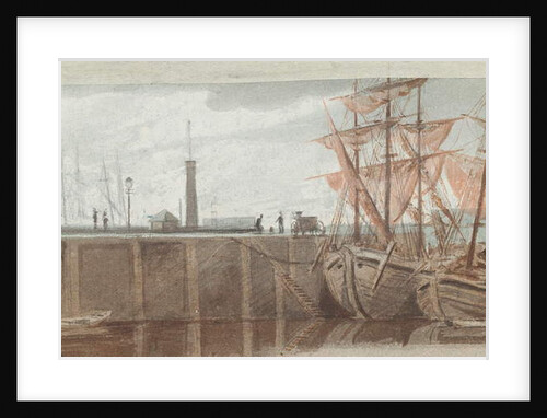 Ships at Whitehaven by John Harden