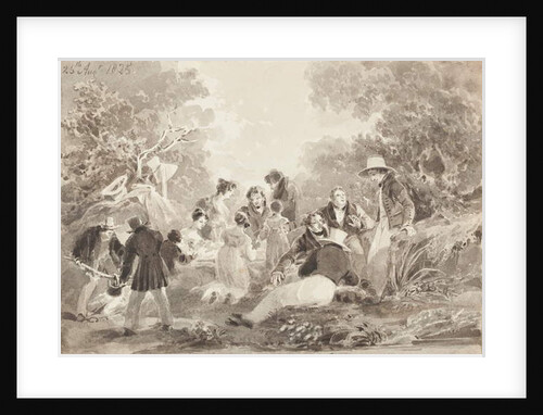 Picnic by the lake, 1825 by John Harden