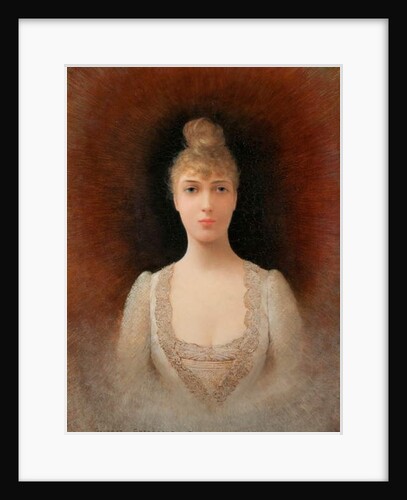 Portrait of a Flaxen-Haired Woman by Georges Croegaert