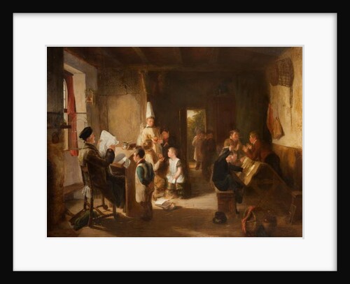 The School Room by Thomas Webster