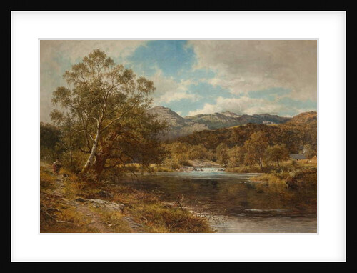 On the Llygwy, North Wales by Benjamin Williams Leader
