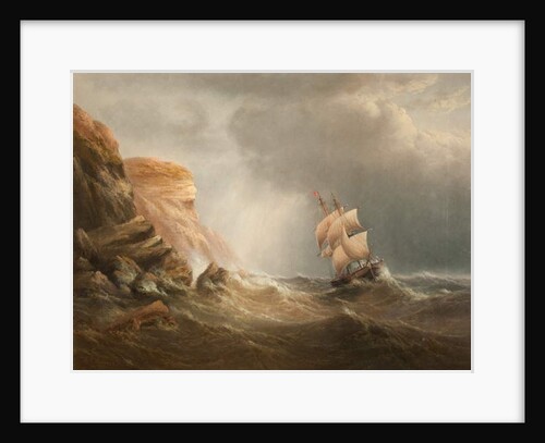 Rocky Coastal Scene by Edward King Redmore