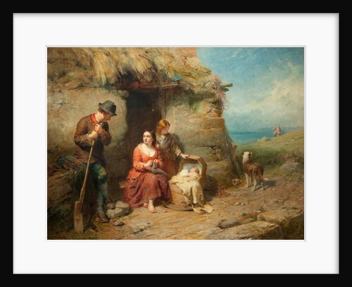 Exterior of Irish Cabin by James John Hill