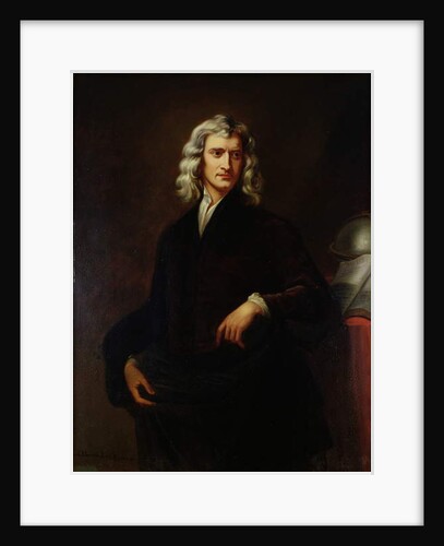 Portrait of Sir Isaac Newton 1847 by Goldschmit