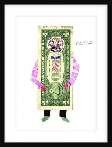 Dollar Man, 2012 by Pat Macdonald