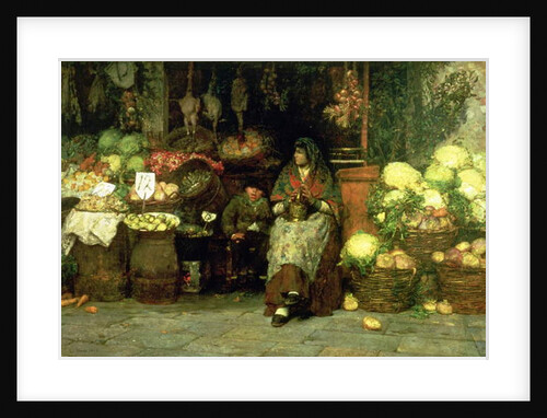 The Vegetable Vendor, 1890 by Luigi Nono
